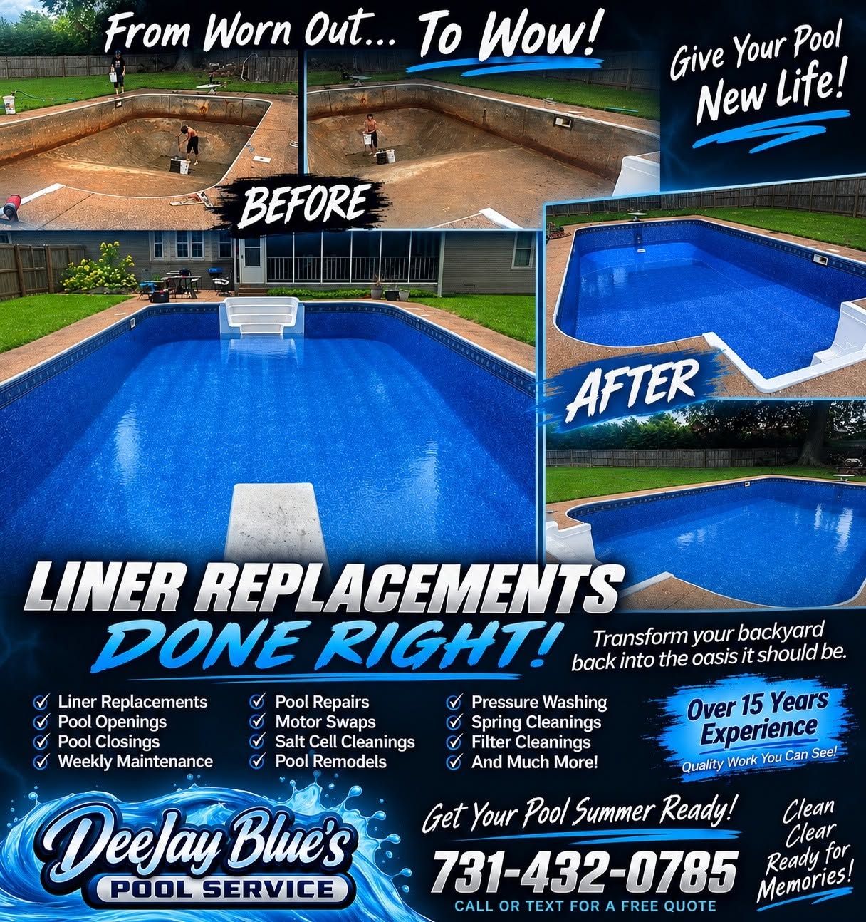 DeeJay Blue Pool Cleaning Serivces